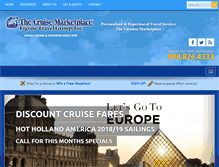 Tablet Screenshot of cruisemarketplace.com